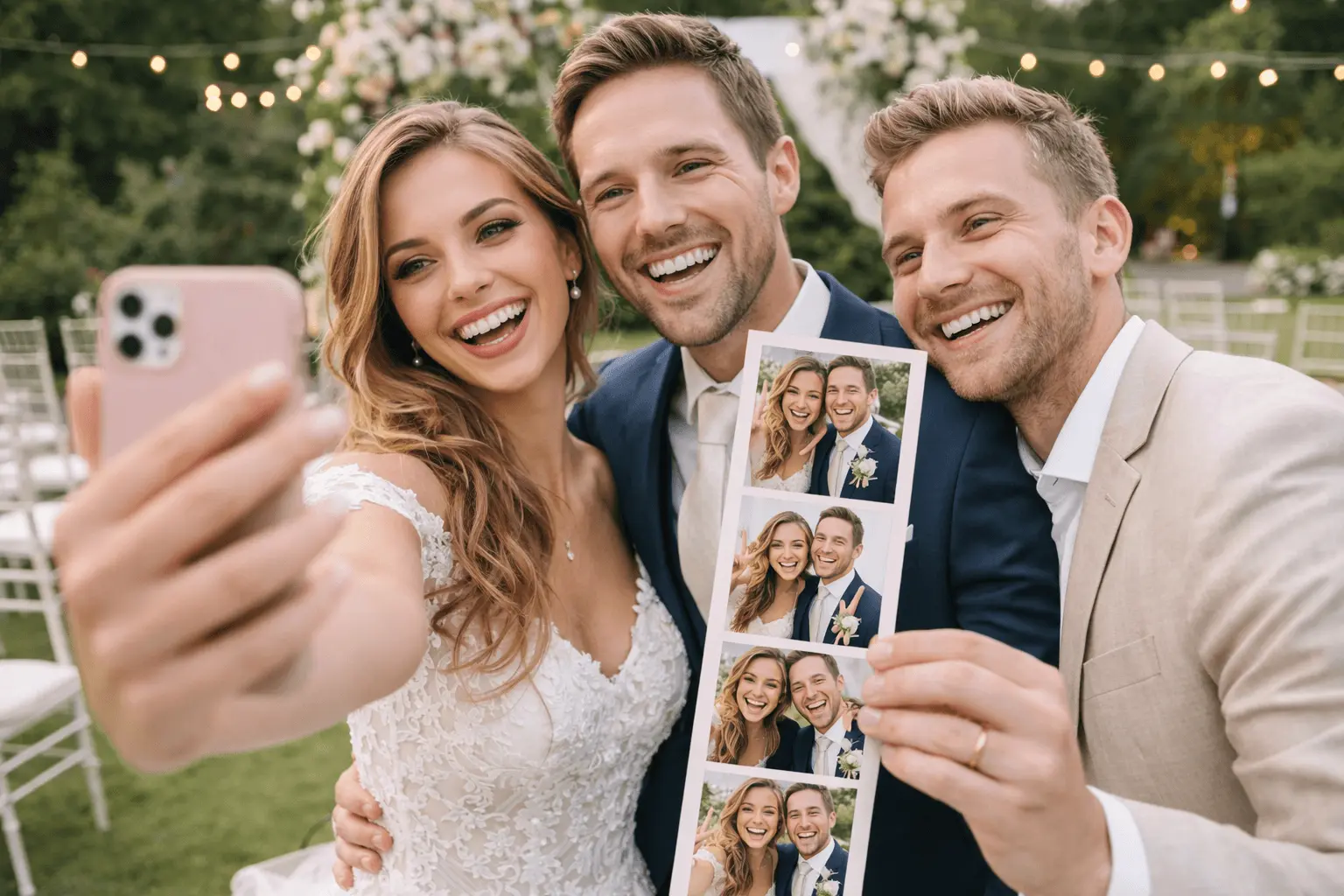 Wedding photo strip use case