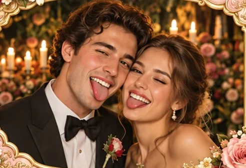 Cherub Romance फ़ोटो स्ट्रिप टेम्पलेट, सैंपल फ़ोटो 3
