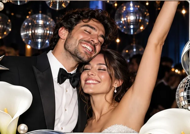 Silver Disco फ़ोटो स्ट्रिप टेम्पलेट, सैंपल फ़ोटो 4