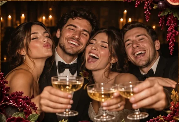 Velvet Candlelight फ़ोटो स्ट्रिप टेम्पलेट, सैंपल फ़ोटो 4